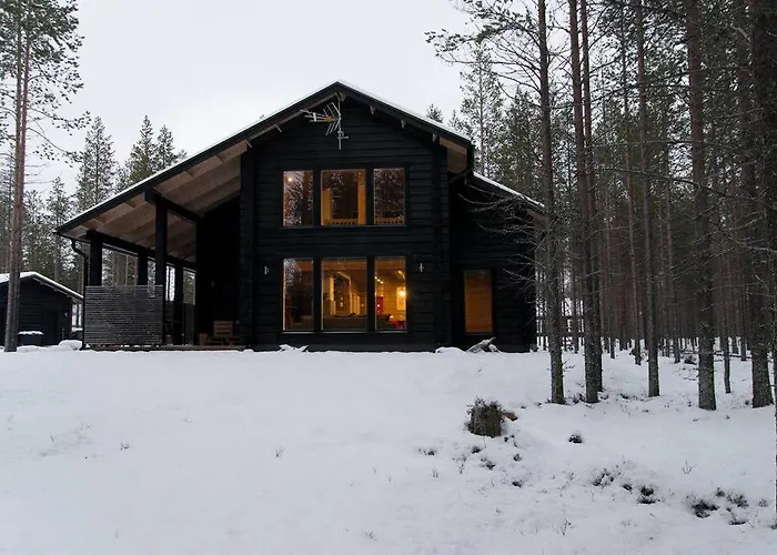 Charming Log House - Lumous B - - Finland Villa *